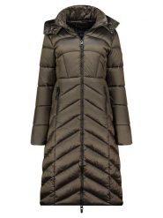 Geographical Norway Płaszcz pikowany "Blanche" w kolorze khaki rozmiar: XL. Brązowe płaszcze Geographical Norway, xl, bez wzorów, bez kaptura. Za 218.57 zł.