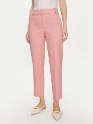 Tommy Hilfiger Spodnie materiałowe Core WW0WW39723 Różowy Straight Fit. Czerwone spodnie materiałowe Tommy Hilfiger, bez wzorów, z materiału. Za 359.99 zł.