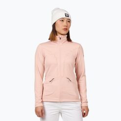 Bluza damska Rossignol Blackside Fleece Fz. Czerwone bluzy Rossignol, na zimę, bez wzorów, sportowe, bez ramiączek, bez kaptura. Za 329.99 zł.