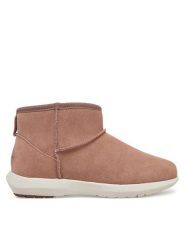 EMU Australia Śniegowce Stinger Micro W13093 Różowy. Czerwone śniegowce Emu Australia, bez wzorów, ze skóry, bez zapięcia. Za 459.99 zł.