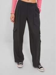 JJXX Spodnie materiałowe 12238354 Czarny Regular Fit. Czarne spodnie materiałowe JJXX, bez wzorów, z materiału. Za 69.99 zł.