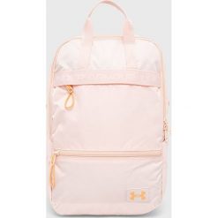 Under Armour plecak damski kolor różowy duży gładki. Czerwone plecaki Under Armour, bez wzorów, do ręki, bez dodatków. Za 349.99 zł.