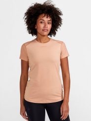 Craft Koszulka sportowa "ADV Essence" w kolorze pomarańczowym rozmiar: S. Pomarańczowe t-shirty sportowe Craft, s, bez wzorów, bez ramiączek, outdoorowe. Za 79.21 zł.