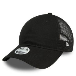 Czapka z daszkiem New Era. Czarne czapki z daszkiem New Era, bez wzorów. Za 99.99 zł.