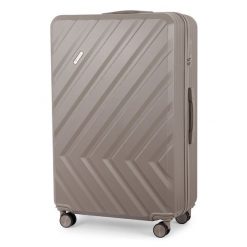 Walizka podróżna duża XL twarda SOLIER KYOTO 1071 szampańska 28'. Walizki duże. Za 169.00 zł.