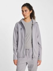Damska bluza dresowa z kapturem Hummel Cima 2.0. Szare bluzy Hummel, xl, bez wzorów, z dresówki, z kapturem. Za 330.60 zł.