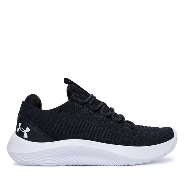 Buty na siłownię Under Armour. Czarne buty treningowe Under Armour, bez wzorów, bez zapięcia, na fitness i siłownię. Za 338.99 zł.