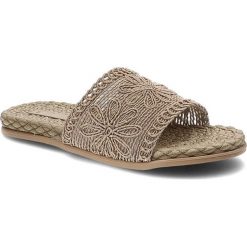 Brązowe Klapki Artiker Materiałowe Buty Na Lato. Brązowe klapki Artiker, bez wzorów, z materiału, wakacyjne, bez obcasa, bez zapięcia. Za 119.00 zł.
