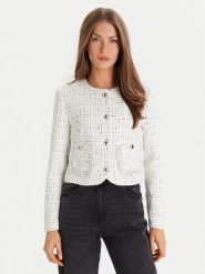 Morgan Marynarka 252-VGABY Écru Slim Fit. Marynarki i żakiety Morgan, bez wzorów, z syntetyku, bez ramiączek. Za 469.99 zł.