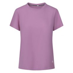Damska Koszulka Arielle Active T-shirt. Czerwone t-shirty Trespass, bez wzorów, sportowe, bez kołnierzyka, bez ramiączek. Za 105.99 zł.