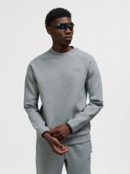 Bluza z okrągłym dekoltem Hummel Tech Fleece Regular. Szare bluzy z kapturem Hummel, na jesień, l, bez wzorów, z bawełny, bez kaptura. Za 271.75 zł.