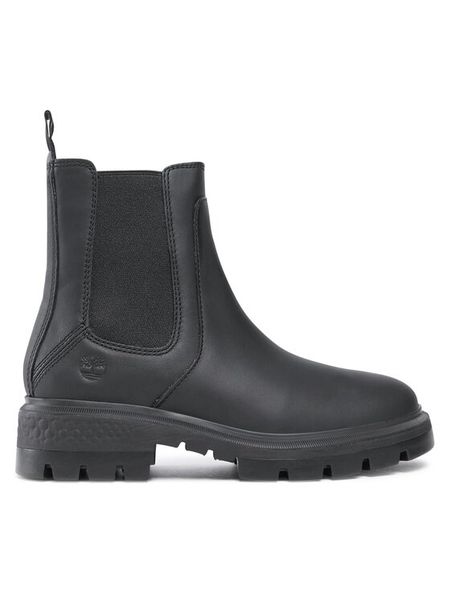 Timberland Sztyblety Cortina Valley Chelsea TB0A5ND70151 Czarny. Czarne botki Timberland, bez wzorów, ze skóry, bez obcasa, na płaskiej podeszwie, bez zapięcia. Za 689.99 zł.