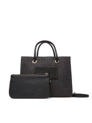 Elisabetta Franchi Torebka BS-83A-52E2-V390 Czarny. Czarne torebki klasyczne Elisabetta Franchi, bez wzorów, z tworzywa sztucznego, bez dodatków. Za 1,679.00 zł.