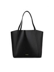 Gino Rossi Torebka WEN-17 Czarny. Czarne shopper bag Gino Rossi, bez wzorów, z tworzywa sztucznego, bez dodatków. Za 249.99 zł.
