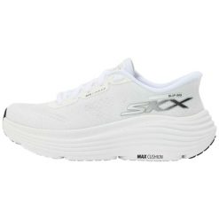 Buty damskie SKECHERS Max Cushioning Endeavour Hallandale. Białe buty sportowe lifestyle Skechers, bez wzorów, sportowe, bez zapięcia. Za 429.99 zł.