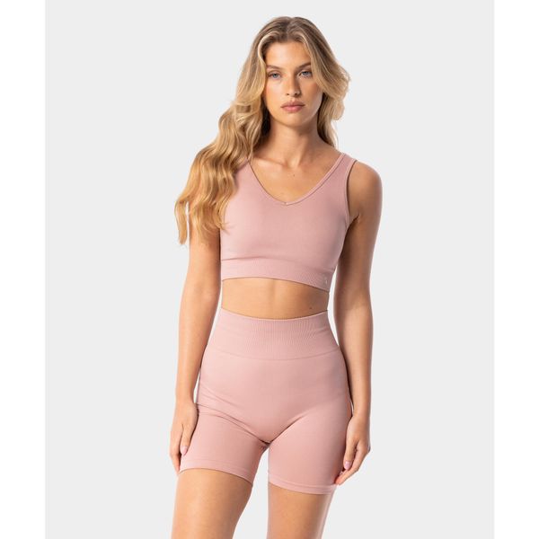 Szorty bezszwowe sportowe damskie Carpatree Simply Seamless. Czerwone szorty sportowe Carpatree, bez wzorów, z materiału, na fitness i siłownię. Za 89.99 zł.