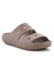 Crocs Klapki "Classic" w kolorze jasnobrązowym rozmiar: 36/37. Brązowe klapki Crocs, bez wzorów, klasyczne, z otwartym noskiem, bez obcasa, bez zapięcia. Za 117.45 zł.
