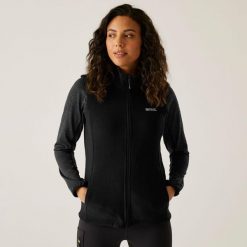 Kamizelka turystyczna polarowa damska Sweetness II. Czarne bielizna termoaktywna damska Regatta, bez wzorów, z polaru, bez ramiączek, trekkingowe. W wyprzedaży za 79.99 zł.