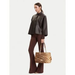 Torebka Just Cavalli. Brązowe torebki klasyczne Just Cavalli, bez wzorów, klasyczne, bez dodatków. Za 862.99 zł.