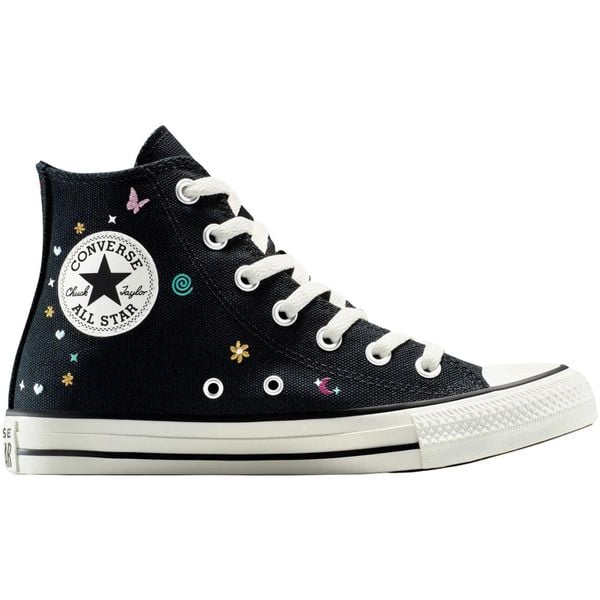 Buty sportowe Converse Chuck Taylor All Star. Czarne buty sportowe lifestyle Converse, bez wzorów, retro, bez zapięcia. Za 590.00 zł.