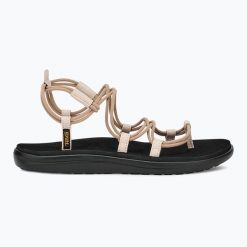 Sandały damskie Teva Voya Infinity. Brązowe sandały Teva, bez wzorów, sportowe, bez obcasa, bez zapięcia. Za 199.99 zł.