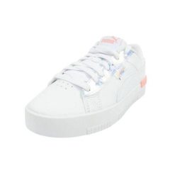 Damskie Buty Sportowe Jada Ze Skóry Ekologicznej. Białe buty trekkingowe Puma, ze skóry ekologicznej, bez zapięcia. Za 233.99 zł.