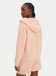 Guess Bluza V3RQ11 K7UW2 Pomarańczowy Regular Fit. Brązowe bluzy Guess, l, z aplikacjami, z wiskozy, bez ramiączek, bez kaptura. Za 469.99 zł.