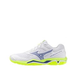 Buty do piłki ręcznej Mizuno Wave Phantom 3 Białe Żółte. Niebieskie buty treningowe Mizuno, bez wzorów, z materiału, bez zapięcia, do piłki ręcznej, mizuno wave. Za 474.55 zł.