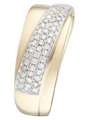DIAMOND & CO Złoty pierścionek "Chiya" z diamentami rozmiar: 56. Żółte pierścionki Diamond & Co, z diamentem, złote. Za 1,655.03 zł.