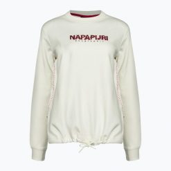 Bluza damska Napapijri B-Kreis C. Białe bluzy Napapijri, s, bez wzorów, bez kaptura. Za 299.99 zł.