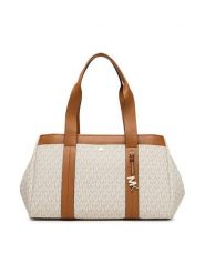 MICHAEL Michael Kors Torebka Romee 30T5G1ZT7B Beżowy. Brązowe torebki klasyczne MICHAEL Michael Kors, bez wzorów, ze skóry, bez dodatków. Za 1,099.00 zł.