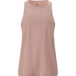 Top na ramiączkach slub dla kobiet Athlecia Mota. Czerwone topy Endurance, bez wzorów, z elastanu, sportowe, bez kołnierzyka, bez ramiączek. W wyprzedaży za 79.90 zł.