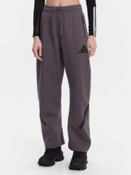 Adidas Spodnie dresowe Z.N.E. Barrel JC5411 Szary Loose Fit. Szare spodnie dresowe adidas, bez wzorów, z bawełny. Za 249.99 zł.