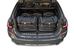 Torby Do Bagażnika Bmw 3 Touring 2019+ 5Szt Kjust. Czarne torby podróżne KJUST, bez wzorów, z kauczuku. Za 1,421.00 zł.