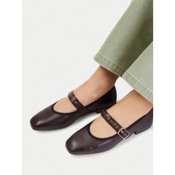 Baleriny Lasocki. Brązowe baleriny Lasocki, bez wzorów, bez obcasa, bez zapięcia. Za 199.99 zł.