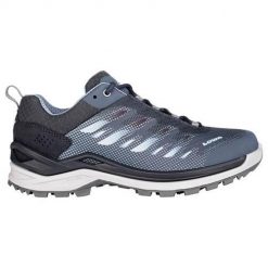 Buty trekkingowe damskie Lowa Ferrox Gtx. Niebieskie buty trekkingowe Lowa, z materiału, bez zapięcia. Za 776.75 zł.