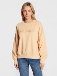 Wrangler Bluza W6V0FAM19 112321550 Pomarańczowy Relaxed Fit. Brązowe bluzy Wrangler, xs, bez wzorów, z bawełny, bez kaptura. Za 79.99 zł.