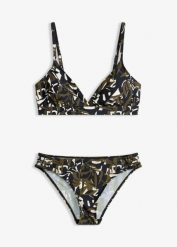 Bikini ze skrzyżowanymi ramiączkami (2 części). Białe bikini bonprix, bez wzorów. Za 114.99 zł.