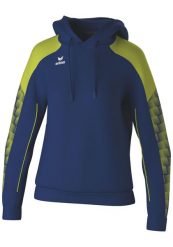 Bluza damska z kapturem Erima Evo Star. Białe bluzy z kapturem Erima, bez wzorów, z materiału, z kapturem. Za 248.50 zł.
