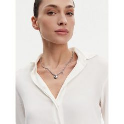 Naszyjnik Guess. Szare naszyjniki Guess, srebrne. Za 219.99 zł.