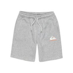 Spodenki z elastyczną talią EASY DAY. Szare szorty Quiksilver, bez wzorów, z bawełny. Za 129.99 zł.