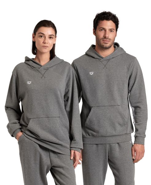 Bluza Arena Icons Hooded Sweat Solid z kapturem. Szare bluzy Arena, m, bez wzorów, z bawełny, z kapturem, do pływania. Za 239.36 zł.