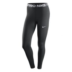 Legginsy treningowe damskie Nike Pro 365. Czarne legginsy Nike, bez wzorów, sportowe. Za 142.00 zł.