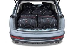 Torby Do Bagażnika Audi Q7 2005-2015 5Szt Kjust. Czarne torby podróżne KJUST, bez wzorów, z kauczuku. Za 1,542.00 zł.