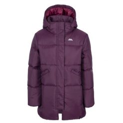 Trespass Ailie- Damska kurtka codzienna Potent Purple. Fioletowe kurtki Trespass, bez wzorów, z puchu, bez kaptura. Za 290.99 zł.