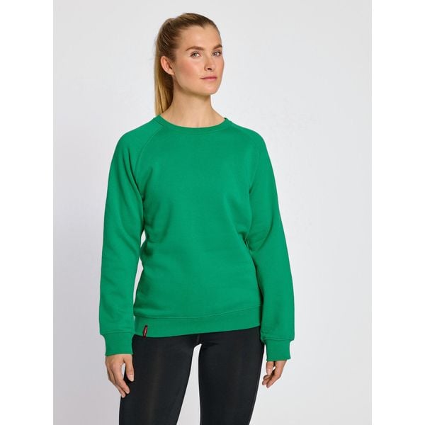 Bluza damska Hummel Red Classic. Zielone bluzy Hummel, na wiosnę, s, bez wzorów, z bawełny, klasyczne, bez ramiączek, bez kaptura. Za 164.15 zł.