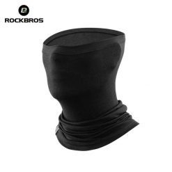 Komin, maska na twarz, termiczny, chusta ROCKBROS wełna, czarny. Czarne chusty ROCKBROS, na zimę, bez wzorów, z materiału, sportowe. Za 33.99 zł.