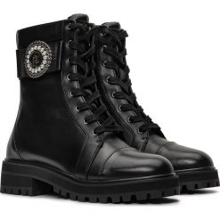 Botki damskie Liu Jo Pink 165 (SF1035 PX181 22222). Czarne botki Liu Jo, bez wzorów, z tkaniny, młodzieżowe, bez obcasa, bez zapięcia. Za 549.99 zł.