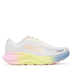 Buty do biegania Hoka. Białe buty do biegania HOKA, bez wzorów, bez zapięcia, do biegania. Za 649.99 zł.