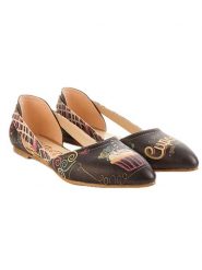 Goby Skórzane baleriny w kolorze brązowym rozmiar: 38. Brązowe baleriny Goby, bez wzorów, bez obcasa, bez zapięcia. Za 173.99 zł.